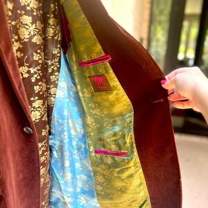 Ted Baker London Brown Velvet blazer